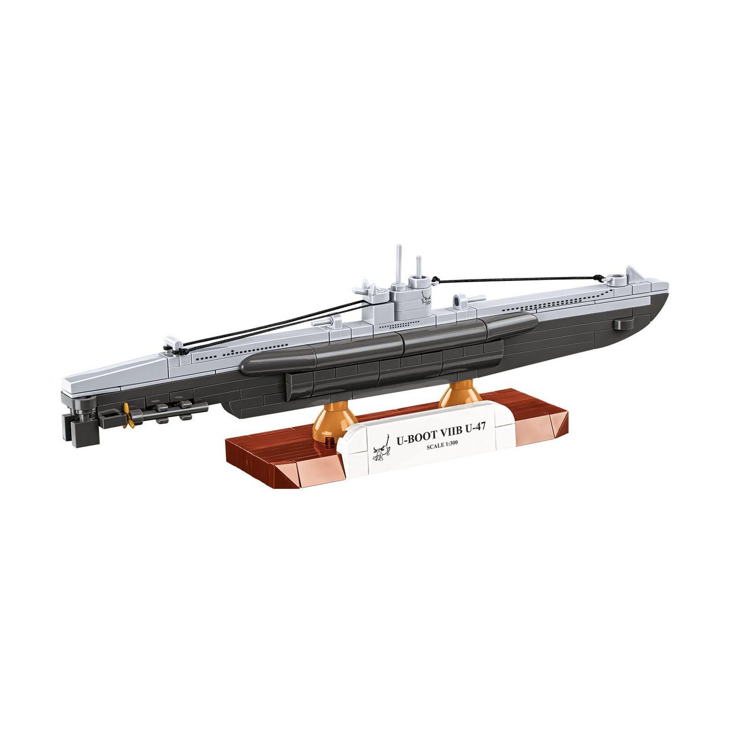 Детский конструктор COBI Historical Collection Wwii U-BOAT Viib U-47 165-Piece Building Set, Ages 7+ — фото 5