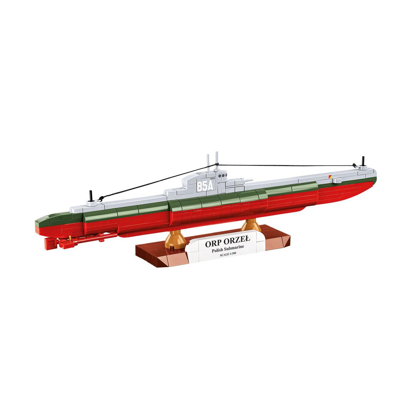Детский конструктор COBI Wwii Polish Submarine ORP Orzel 193-Piece Building Set, Ages 7+ — фото 6