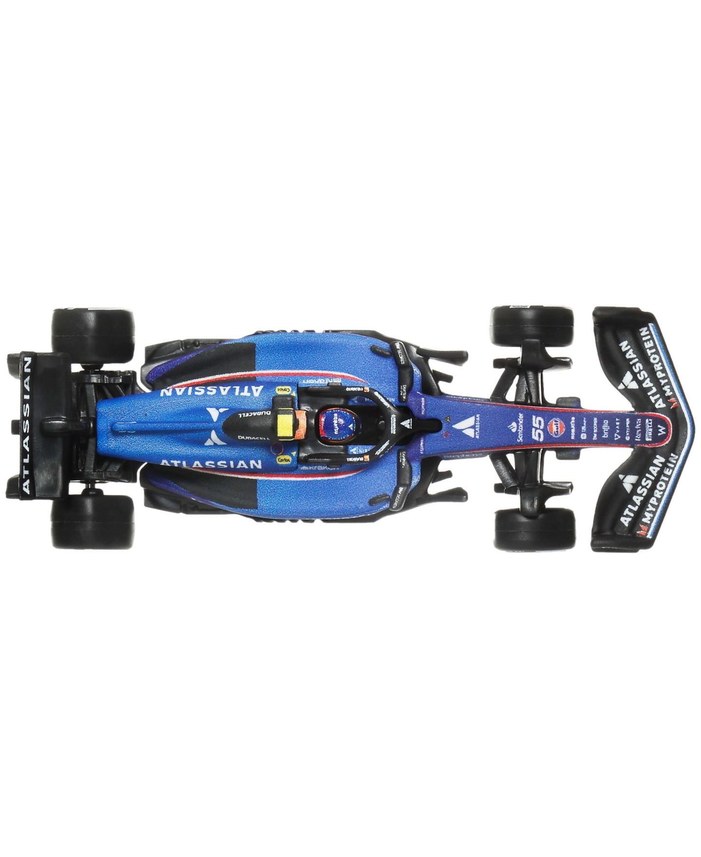Набор Hot Wheels из 2 гоночных машин Atlassian Williams Racing Sainz и Albon, 1:64 — фото 3