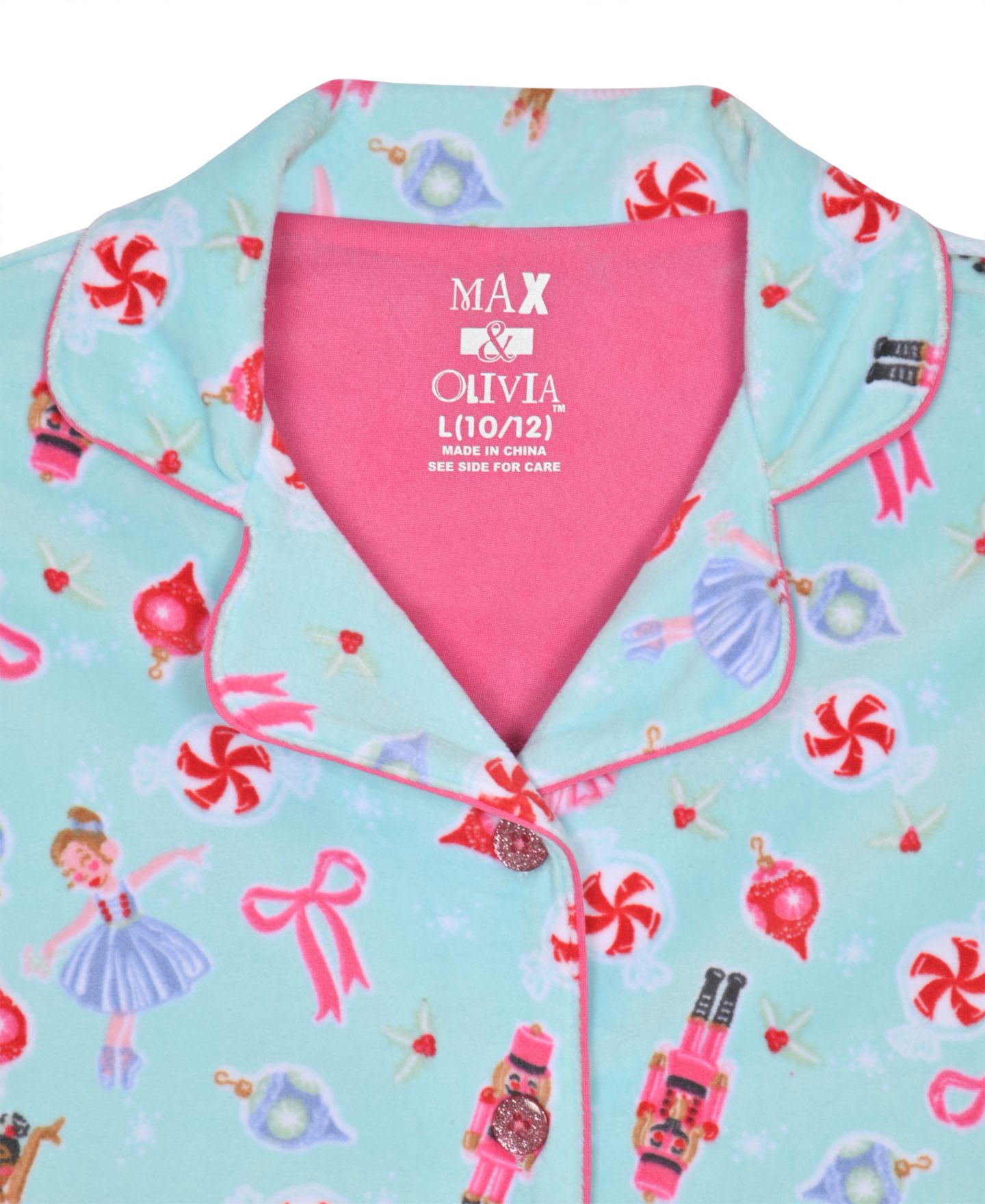 Пижамный комплект Velour-Print, 3 предмета — Max & Olivia, цвет: Синий — фото 5