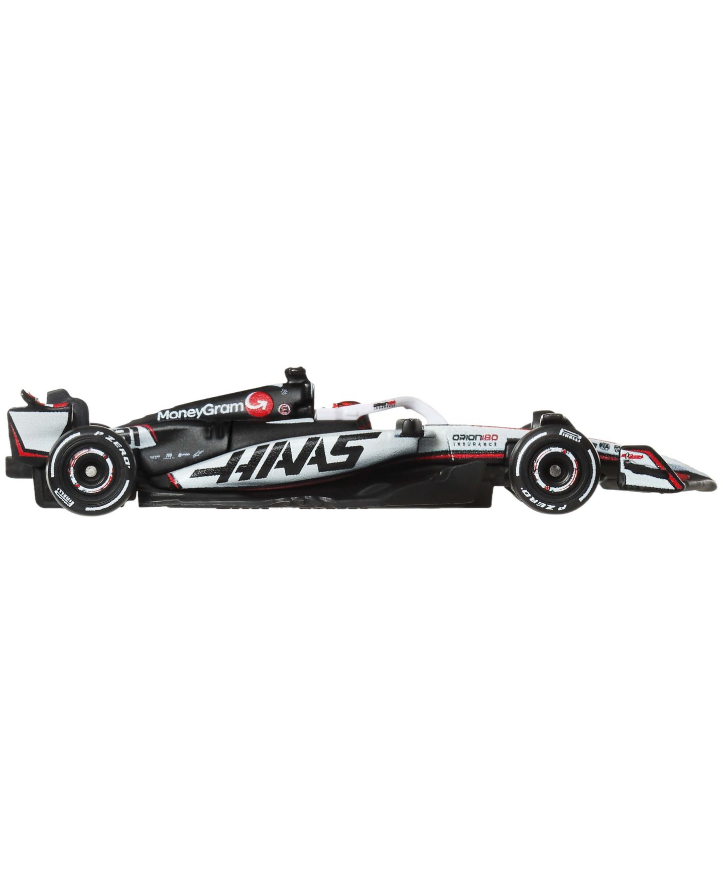 Набор Hot Wheels из 2 литых гоночных машин MoneyGram Haas F1 Team Premium, 1:64 — фото 5