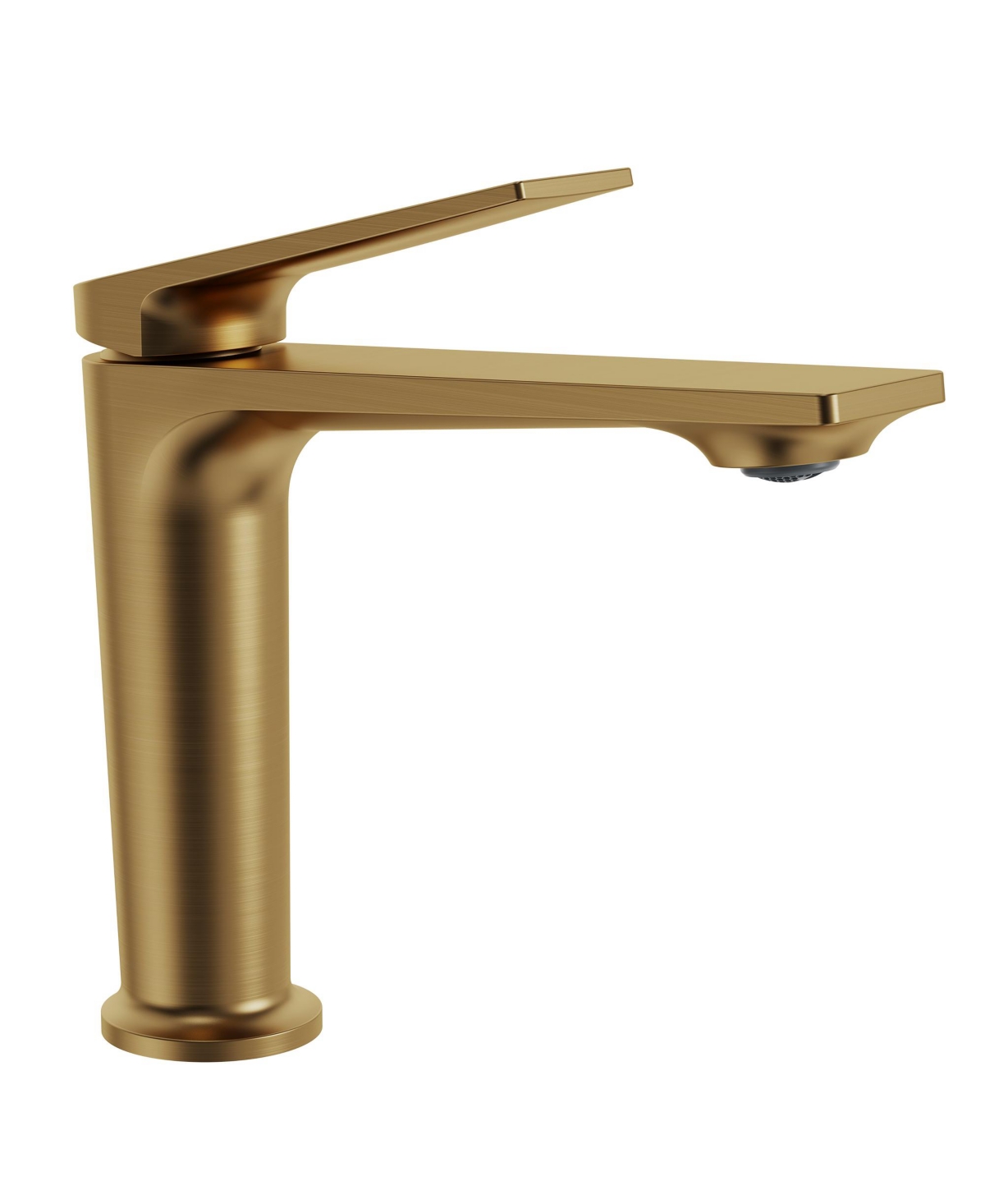 Everstein Tall Single-Handle Bathroom Sink Faucet with Quiet Flow and Pop-Up Drain Brushed