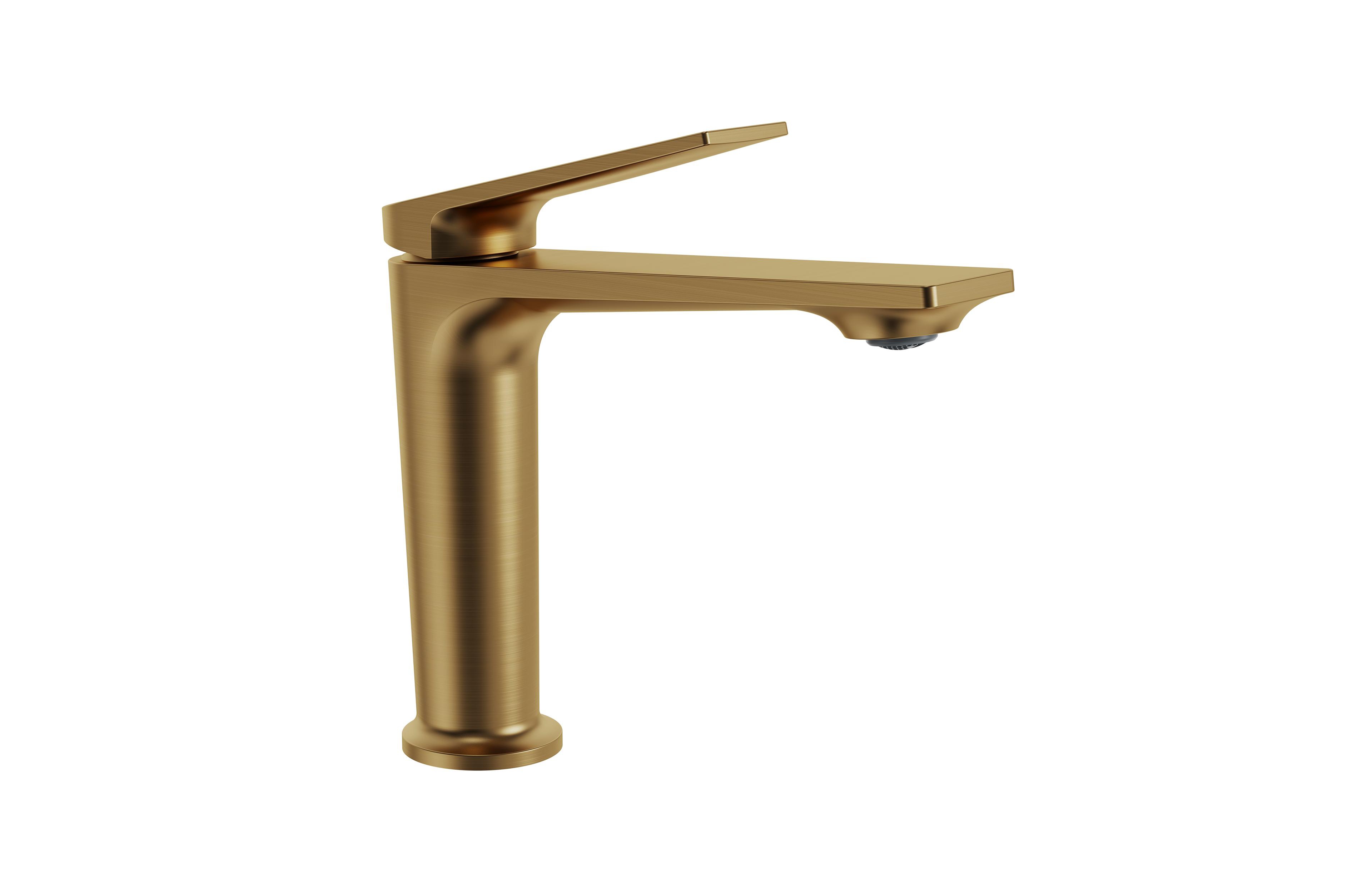 Everstein Tall Single-Handle Bathroom Sink Faucet with Quiet Flow and Pop-Up Drain Brushed
