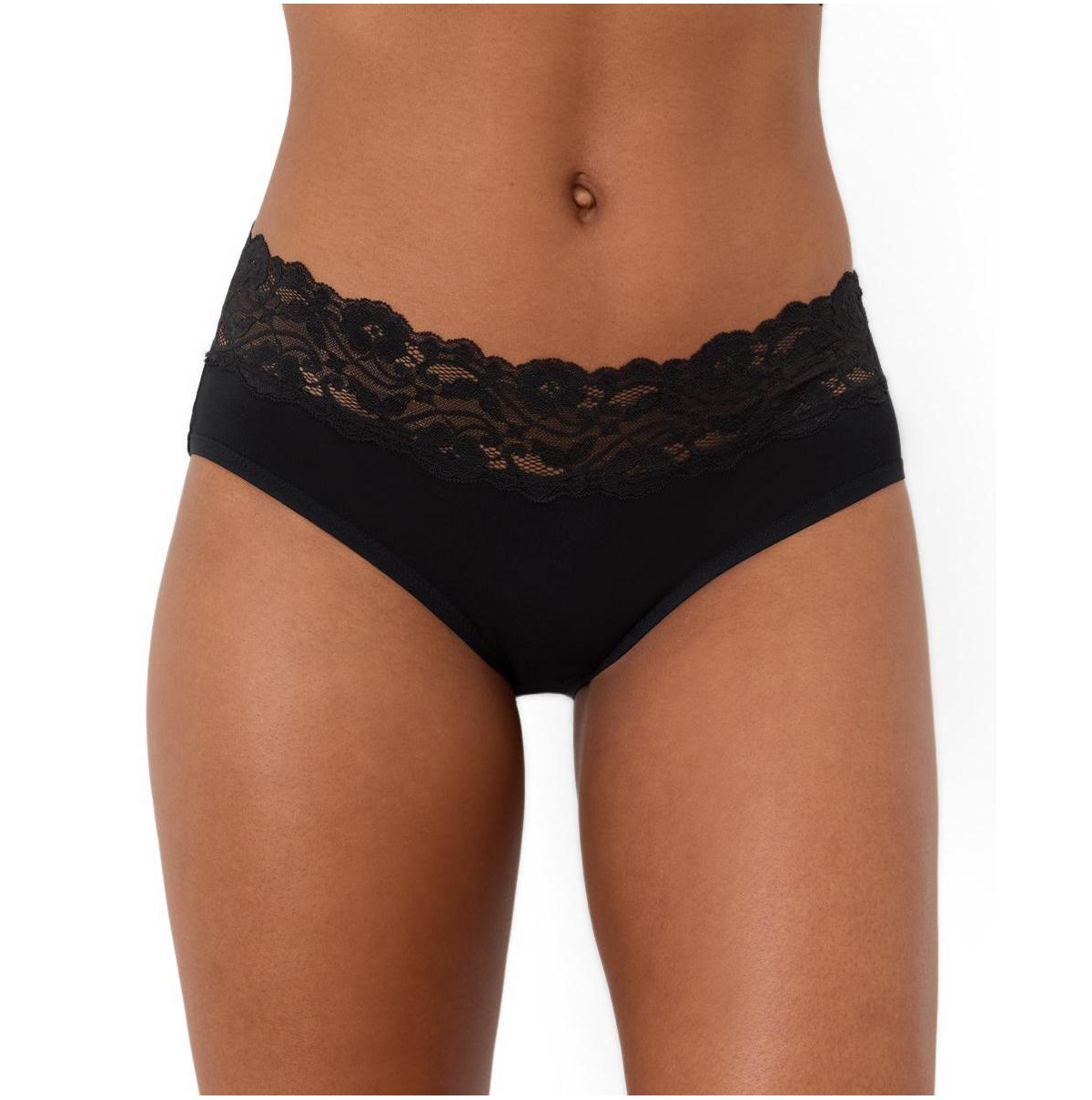 Pact Women's Lace Waist Brief 3-Pack