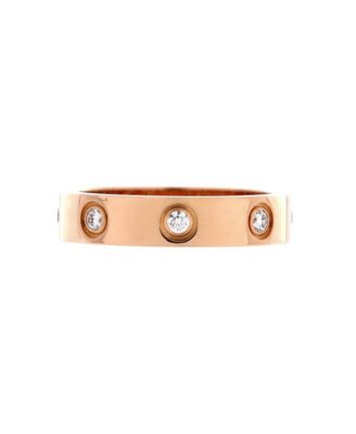 Diamond Love Wedding Band (0.19 ct. t.w.) in 18K Rose Gold