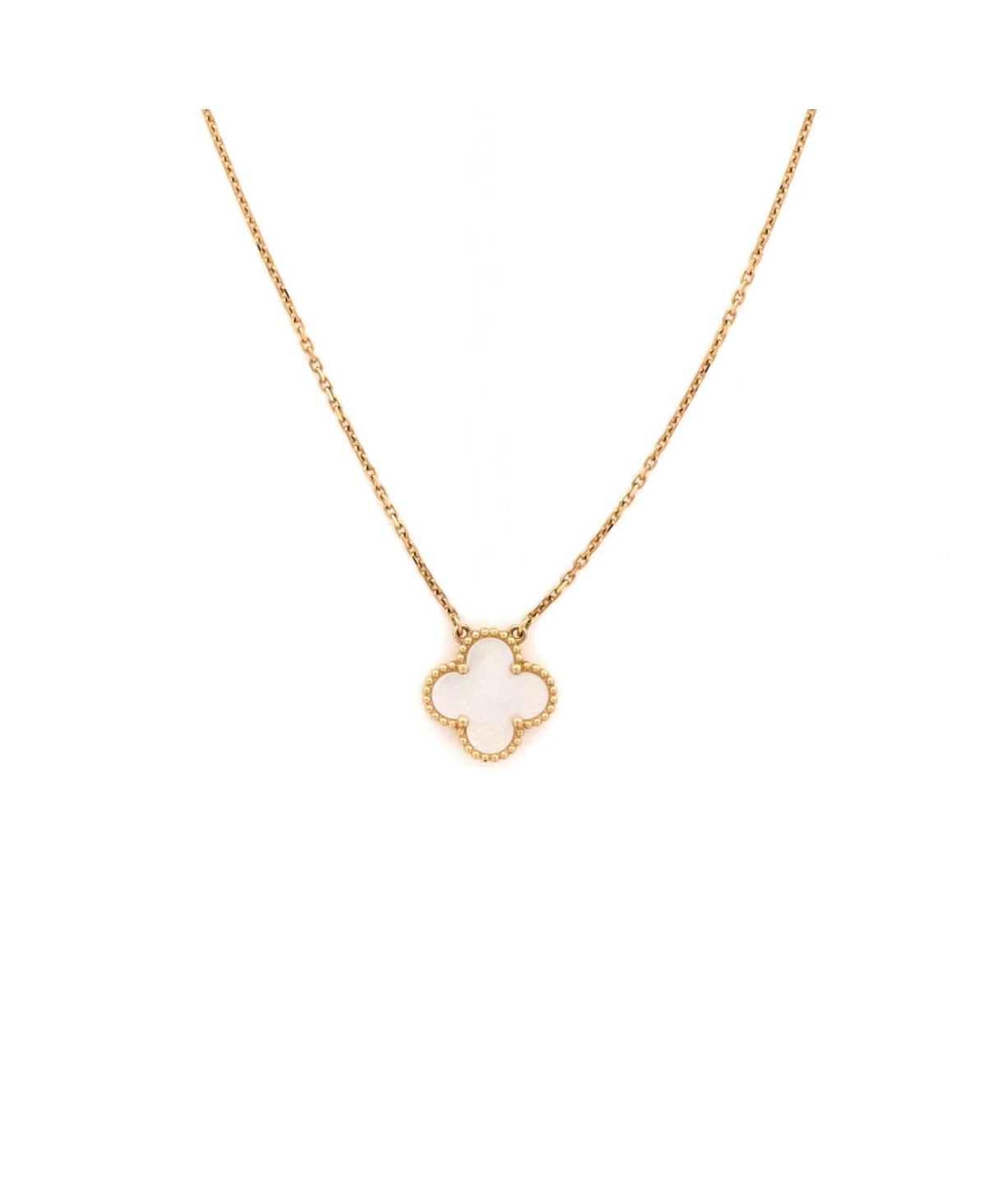 Pre-Owned Van Cleef and Arpels Vintage Alhambra Pendant Necklace - 18k yellow gold