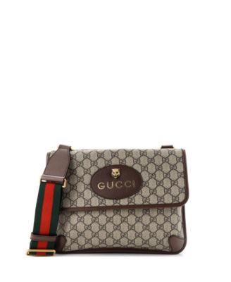 Medium Neo Vintage Flap Messenger GG Coated Canvas