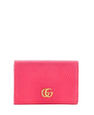 GG Marmont Leather Card Case, Very Good Condition, 4.5"W x 3"H x 1"D