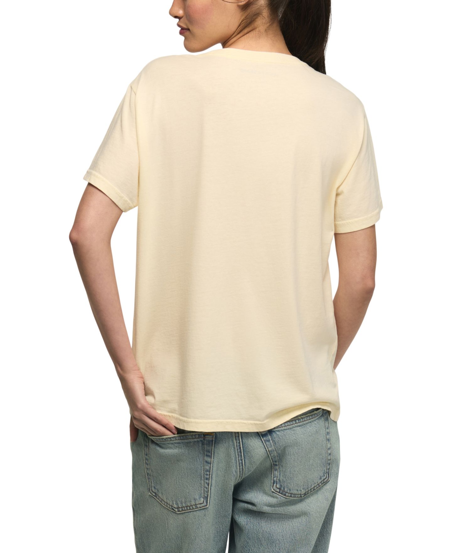 Женская футболка Lucky Brand Moto Boyfriend Graphic, цвет: Ангора — фото 4