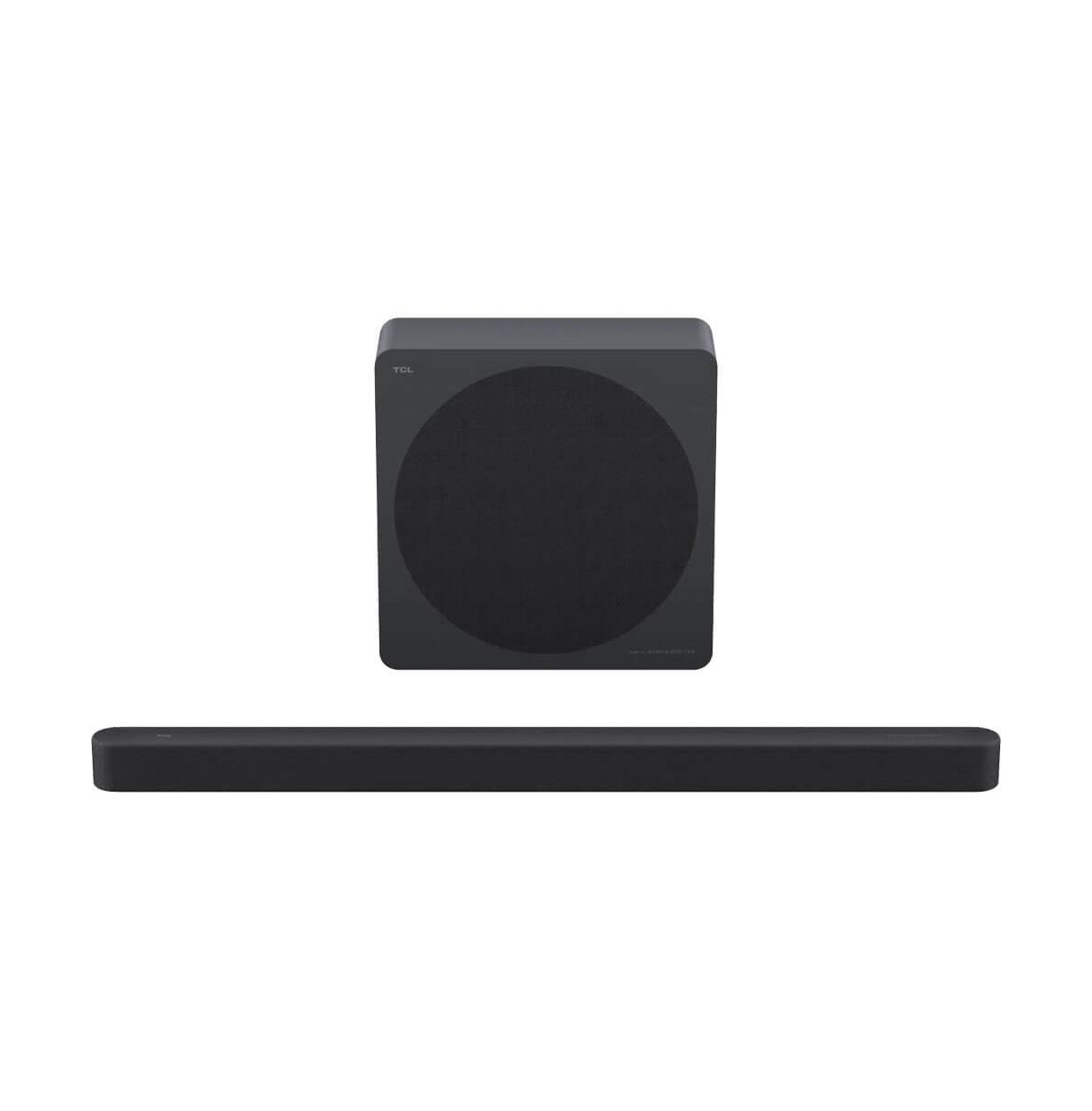 Tcl A65K Design Series 3.1.2-Channel Dolby Atmos Soundbar with Wireless Subwoofer - Black
