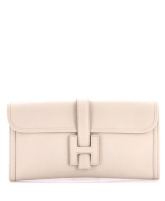 Pre-Owned Hermes 29 Jige Elan Clutch Evercolor