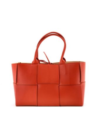 Small Arco Tote Maxi Intrecciato Leather