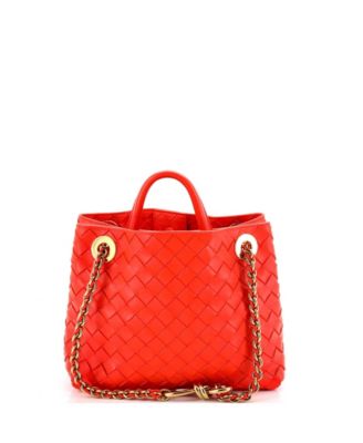 Small Andiamo Top Handle Bag Intrecciato Nappa