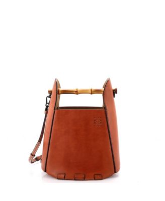 Bamboo Bucket Bag Leather