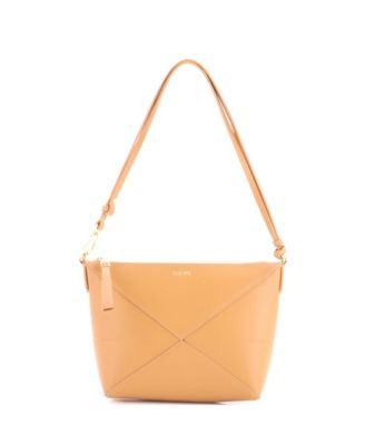 Puzzle Fold Pouch Bag Leather