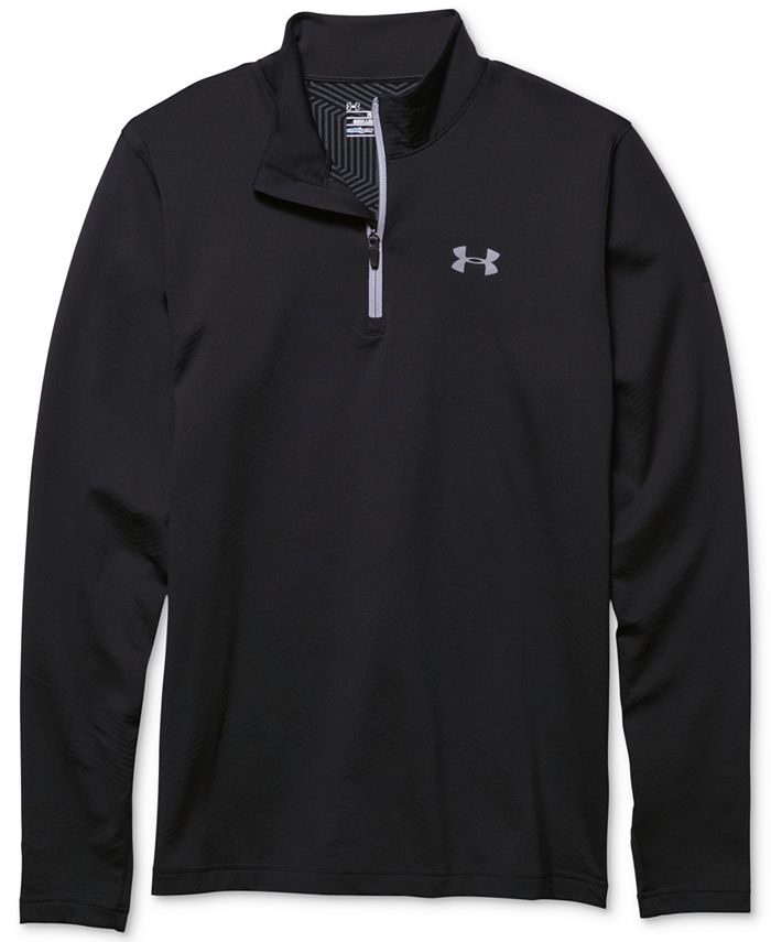 Under Armour Big Girls Fitted Cold Gear Mock Turtleneck Top - Macy's