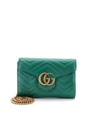 GG Marmont Matelasse Wallet on a Chain
