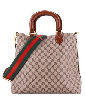 Reversible Web Tote GG Coated Canvas