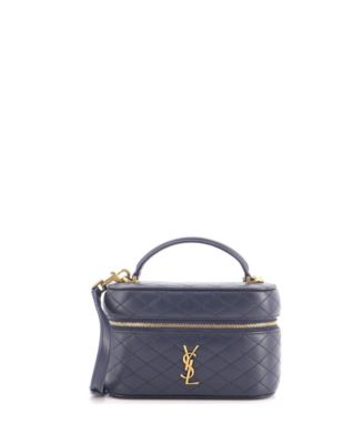Mini Quilted Gaby Zip-Around Vanity Bag