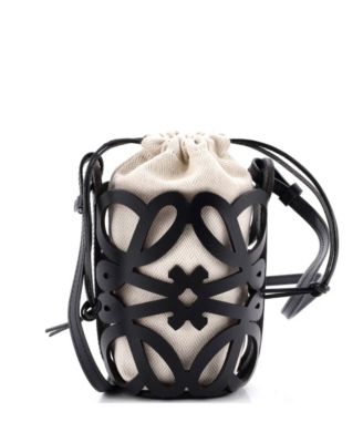 Mini Anagram Drawstring Crossbody Bag