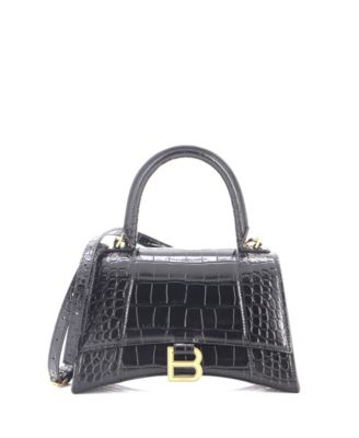 Hourglass Small Top Handle Shoulder Bag