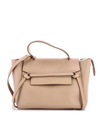 Textured Leather Mini Belt Bag