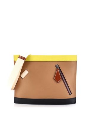 Pre-Owned Hermes Colormatic Horizontal Bag Barenia and Swift