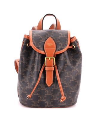 Mini Folco Backpack Triomphe Coated Canvas