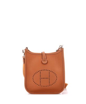 Pre-Owned Herm&egrave;s TPM Evelyne Gen III Clemence Leather Crossbody