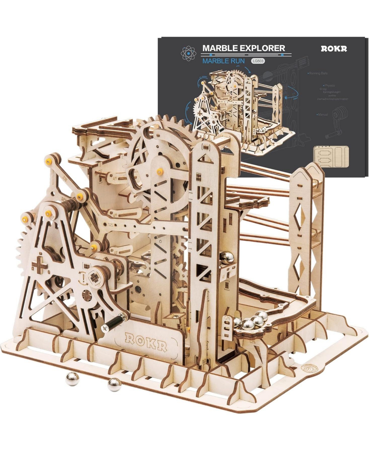 Robotime Marble Explorer 219-Piece Puzzle, Ages 14+