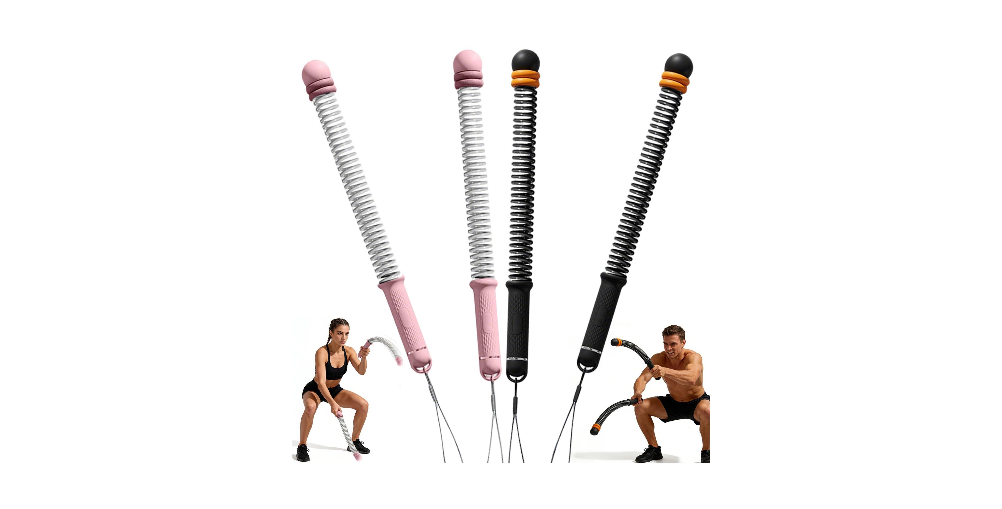 Aofar Adjustable Cordless Weighted Battle Rope for Home Workout