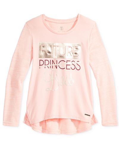 Sean John Princess Graphic Long-Sleeve T-Shirt, Big Girls (7-16)