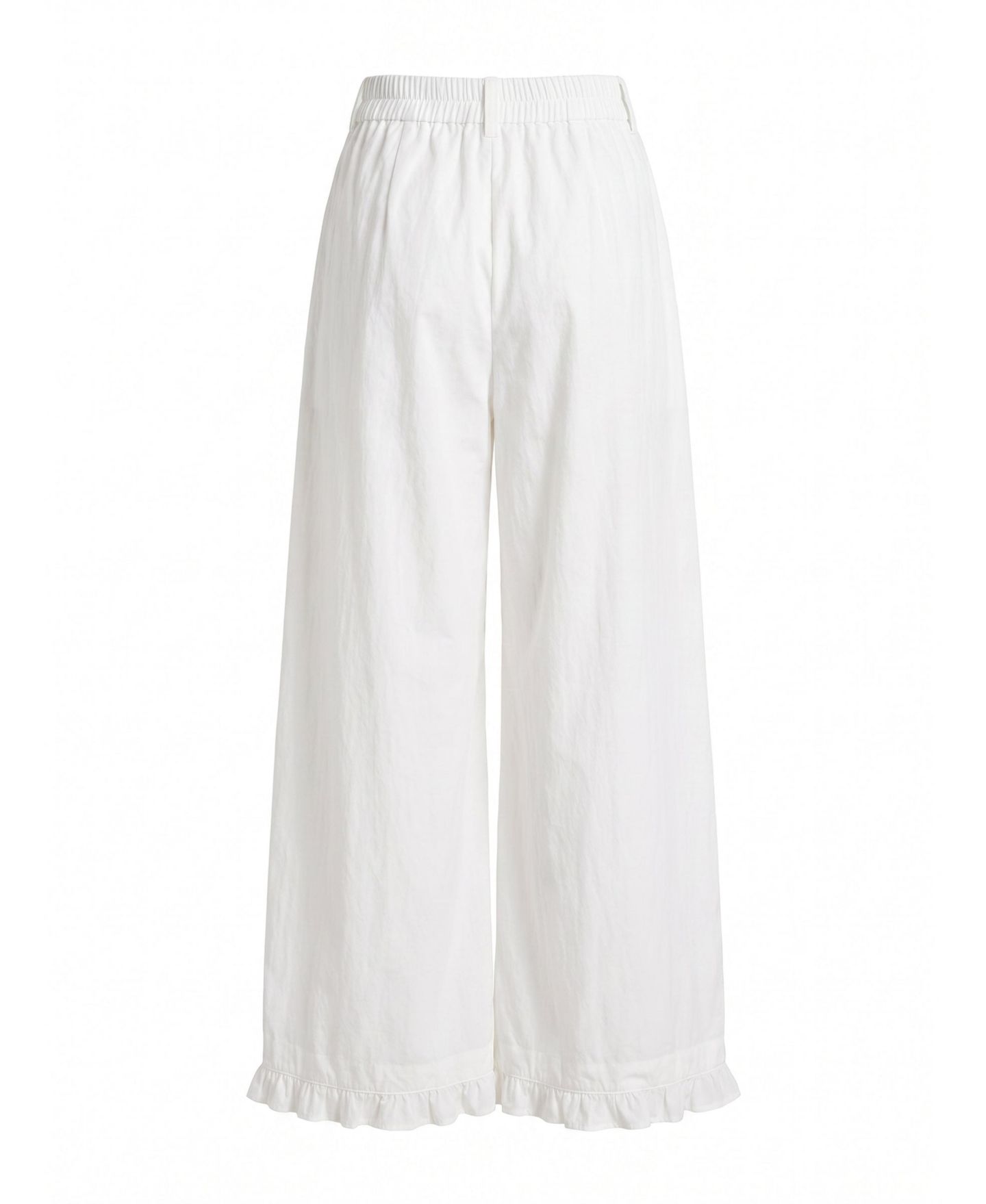 Женские брюки Modenaire High-Rise Wide-Leg Pleated, цвет: Белый — фото 8