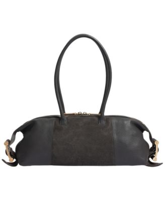 Bowery Top Handle Large Bowling Shoulder Handbag