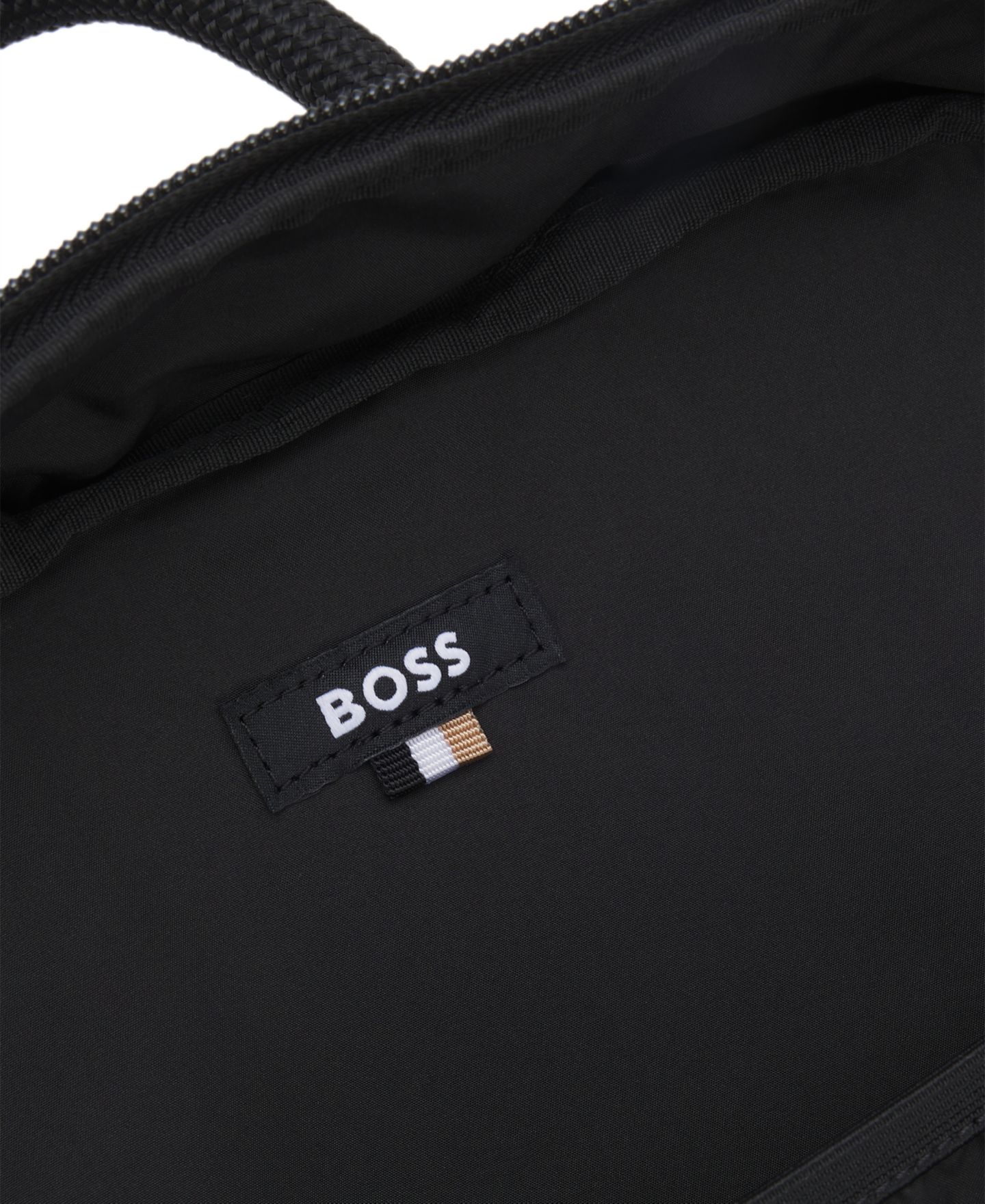 Мужской рюкзак Hugo Boss Stenson с регулируемыми лямками и отделением для ноутбука, цвет: Чёрный — фото 4