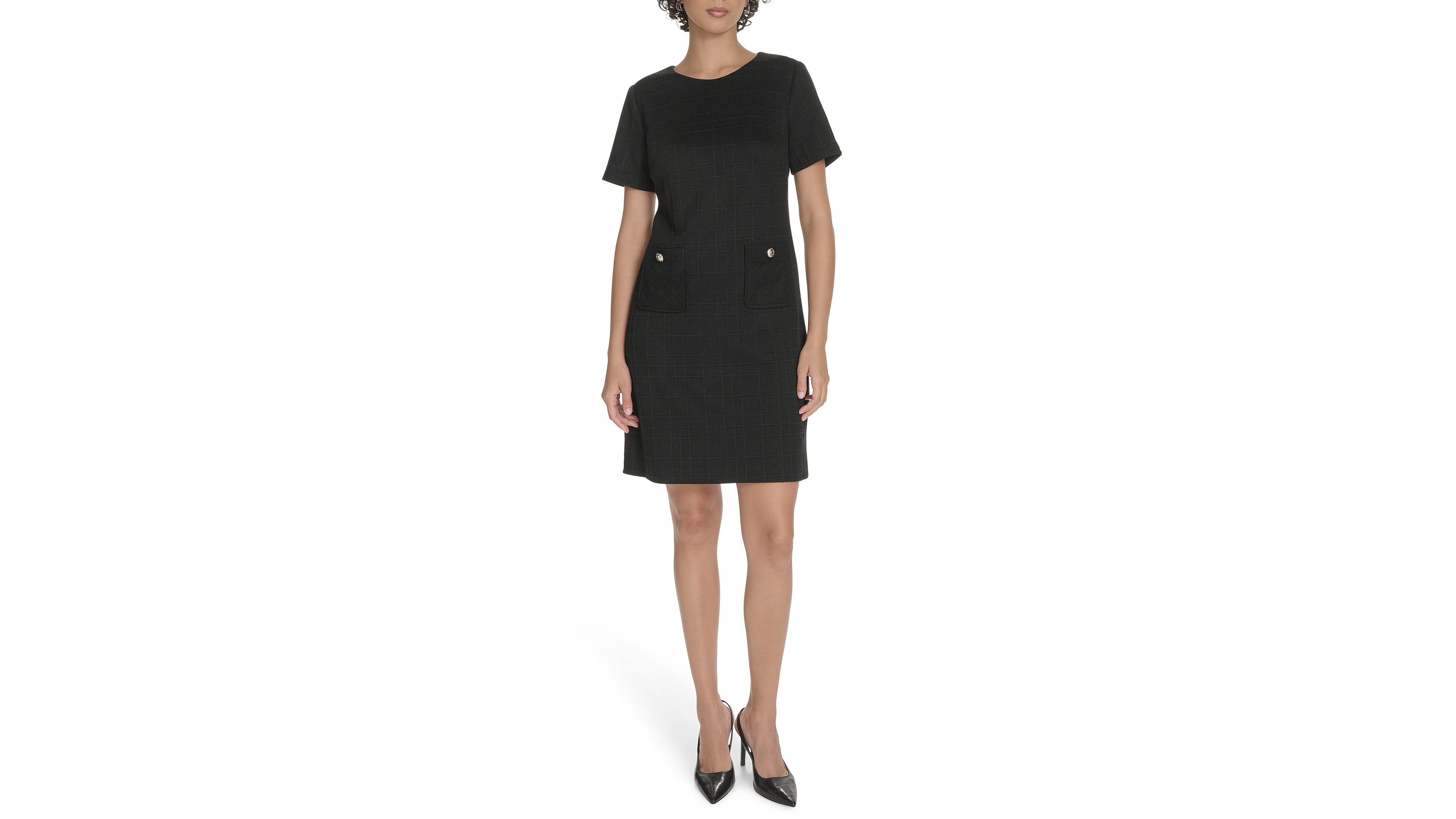 Tommy Hilfiger Women's Short Sleeve Knit Shift Dress