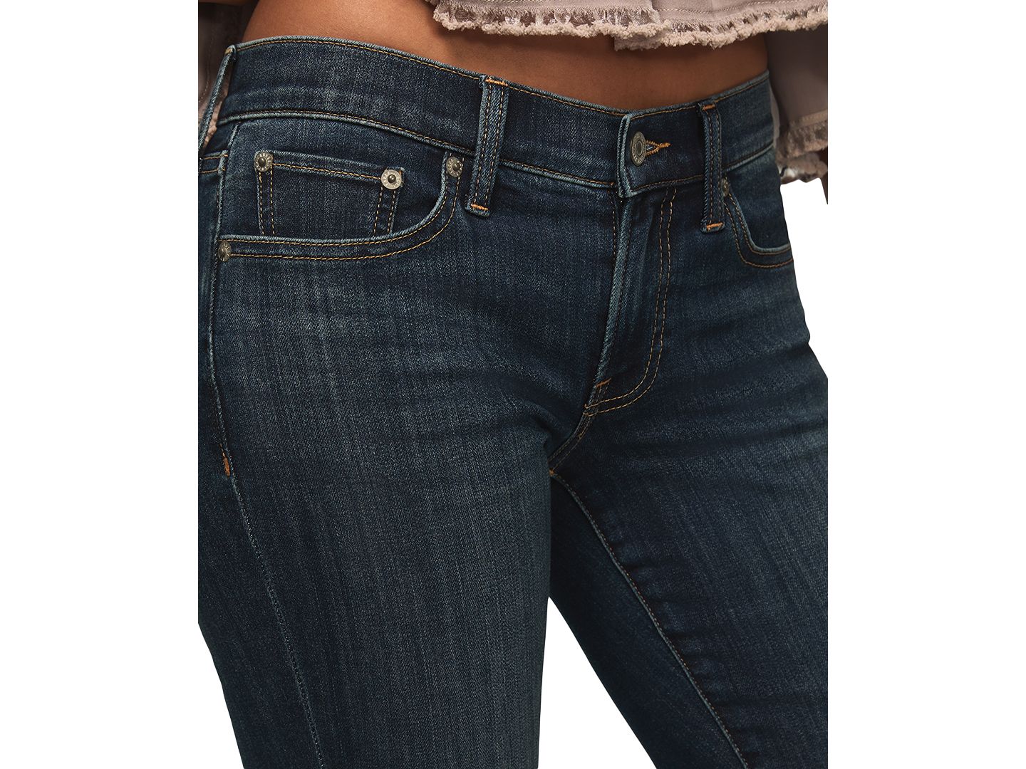 Женские джинсы Lucky Brand Sweet Flare Mid-Rise Stretch Denim Jeans, цвет: Варёный — фото 4