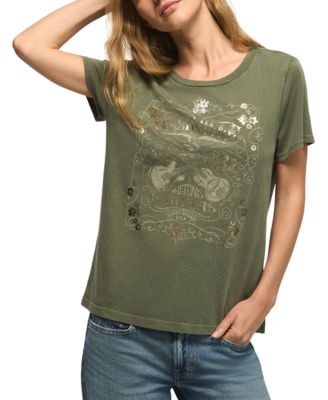 Women's Nashville Guitars Retro Graphic T-Shirt