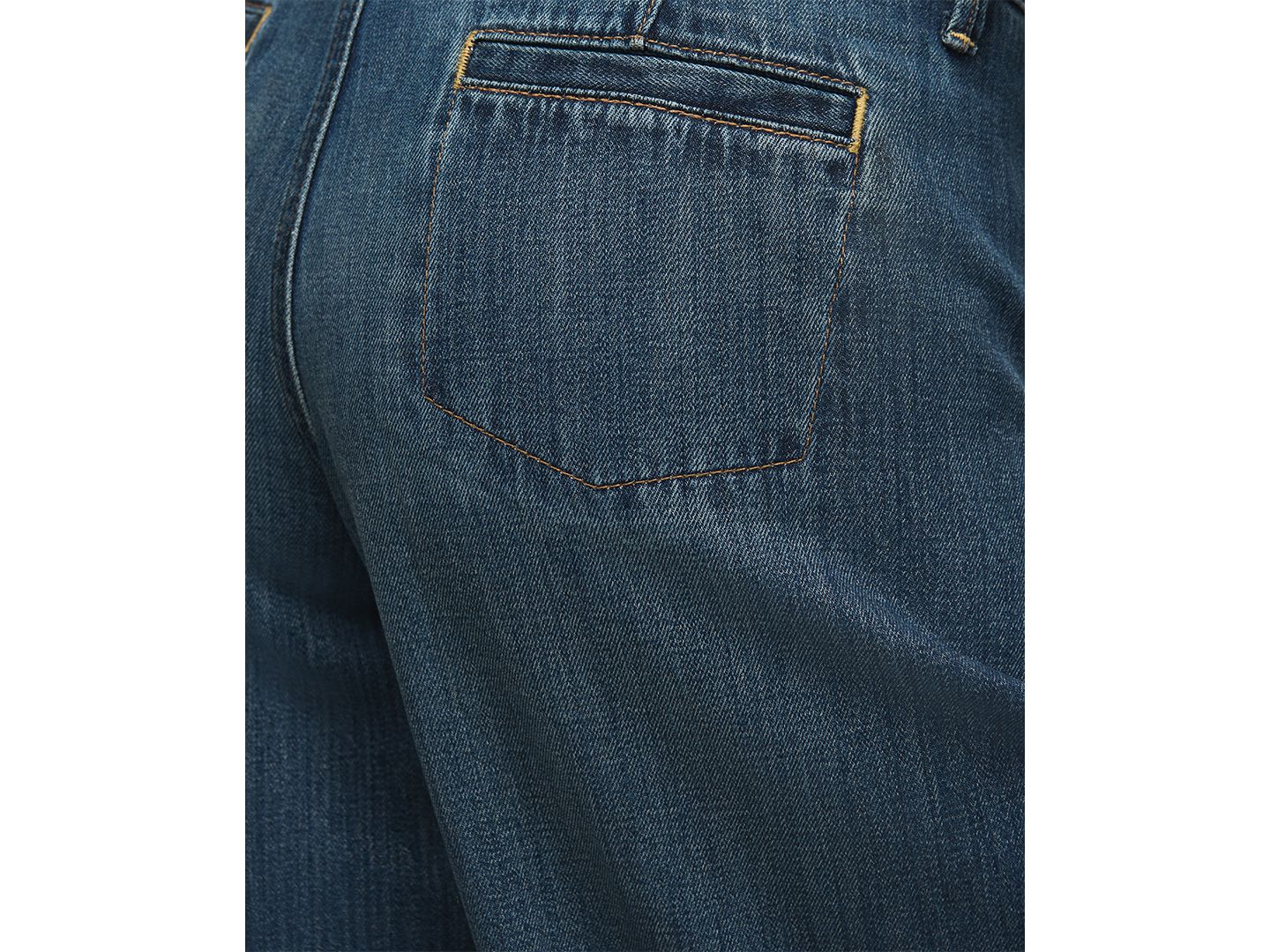 Женские джинсы Lucky Brand High-Waisted Braided Wide-Leg, цвет: Варёный — фото 5