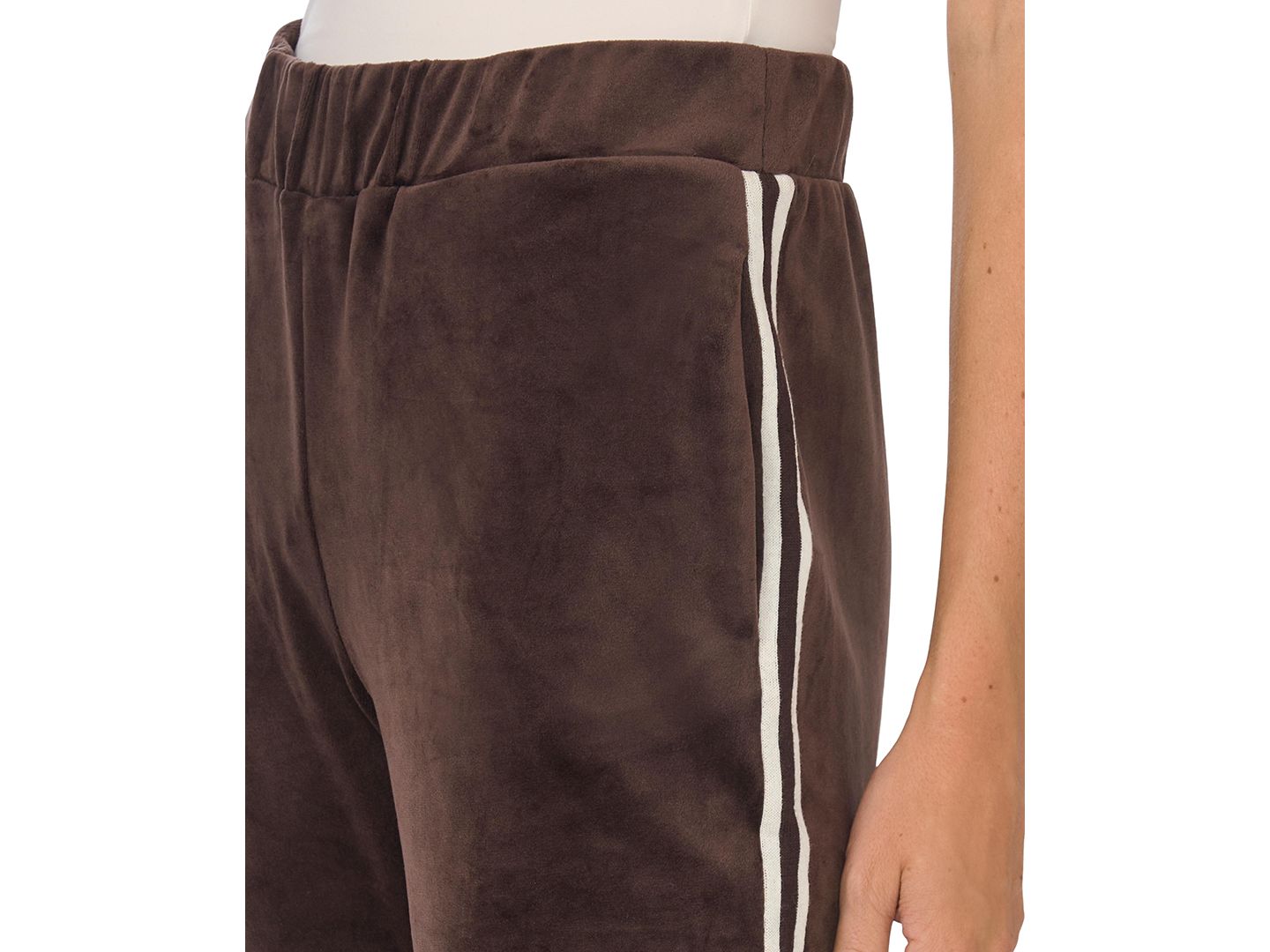 Женские брюки Vince Camuto Pull-On Wide-Leg Velvet, цвет: Какао — фото 3