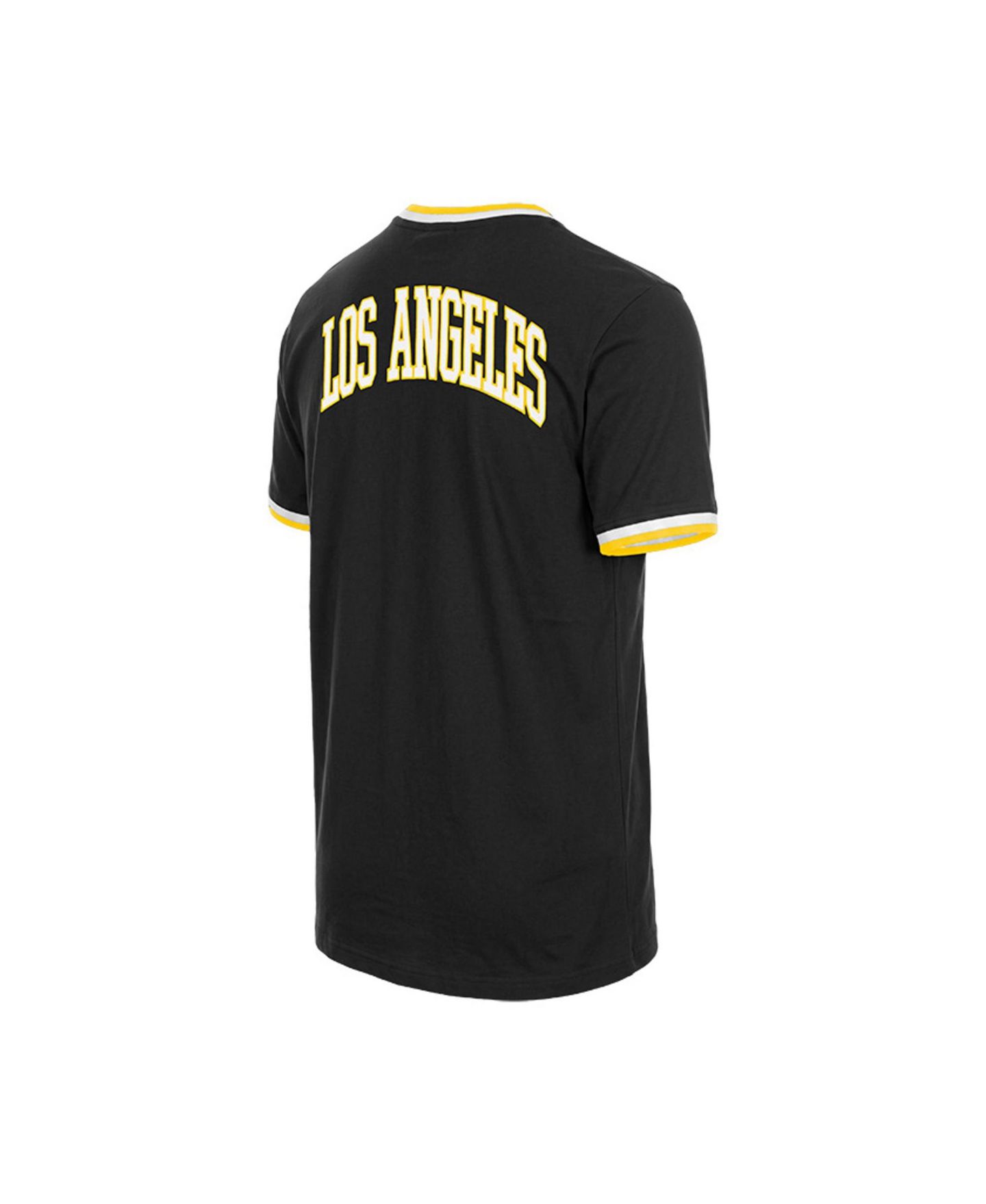Топ New Era Black Los Angeles Lakers Sport Classics Capsule V-Neck Fashion Jersey — фото 3