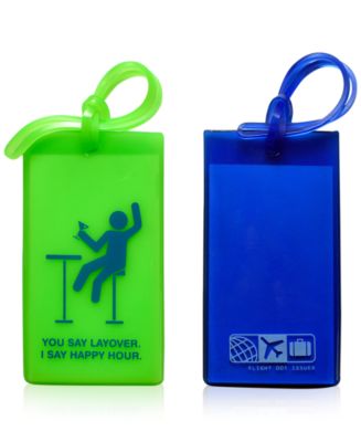 Flight 001 Luggage Tag Set - Macy's