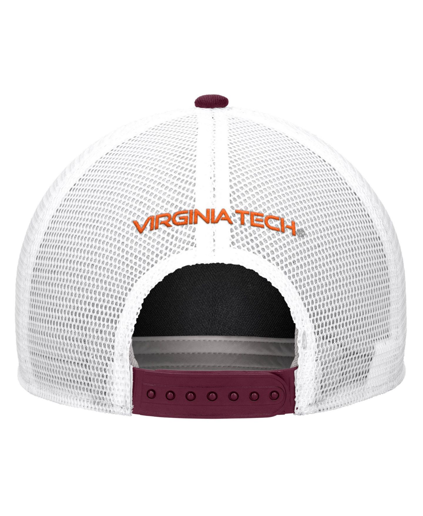 Мужская кепка Nike Maroon Virginia Tech Hokies 2026 On-Field Rope Adjustable Trucker Hat — фото 2