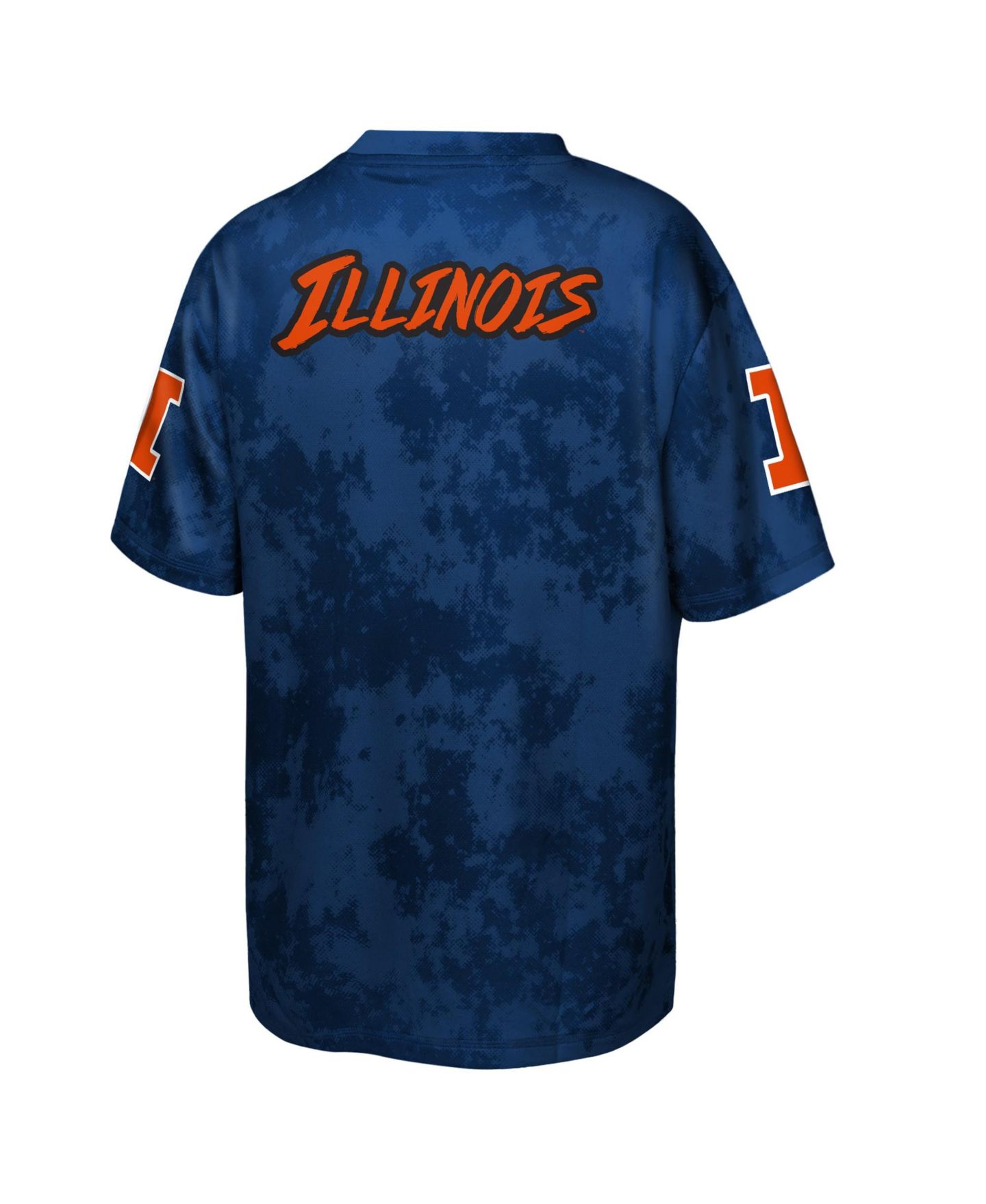 Детская футболка Outerstuff Navy Illinois Fighting Illini Off-Side Sublimated — фото 2