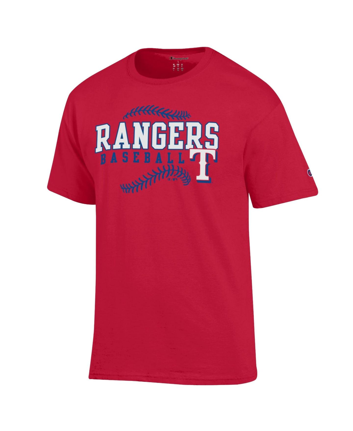 Мужская футболка Champion Red Texas Rangers Baseball — фото 3