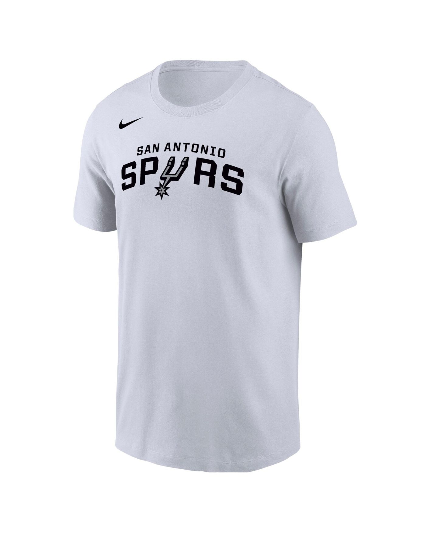 Мужская футболка Nike White San Antonio Spurs Logo — фото 3