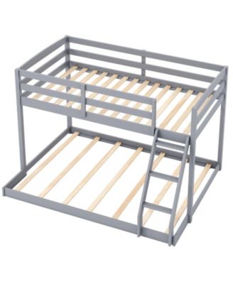 Twin Over Full Bunk Bed Low Floor Bunk Bed Frame
