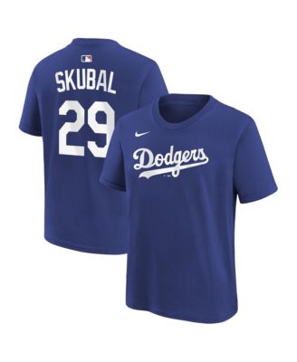Big Boys and Girls Tarik Skubal Royal Los Angeles Dodgers Name & Number T-Shirt