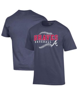 Men's Navy Atlanta Braves Baseball T-Shirt