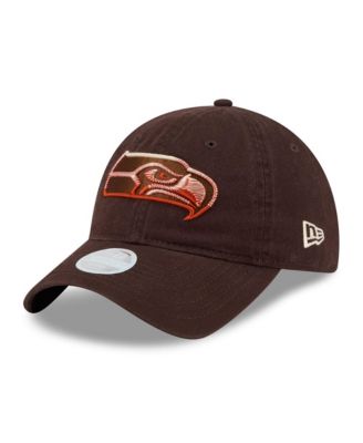 Women's Brown Seattle Seahawks Pumpkin Spice 9TWENTY Adjustable Hat